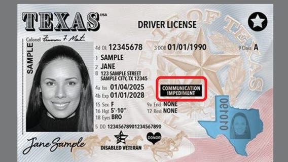 Texas adds deaf, hard of hearing designation to driver’s licenses