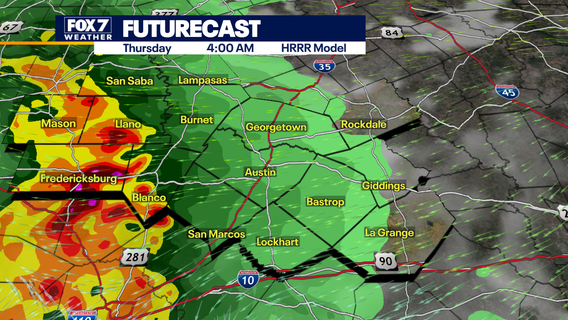 Austin weather: Stormy night in Central Texas and more storms expected