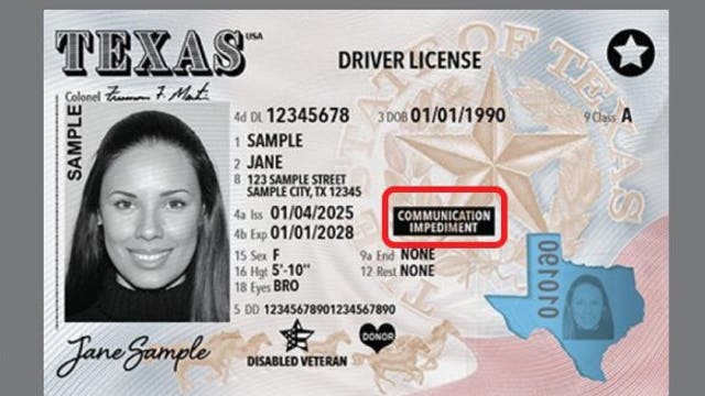 Texas adds deaf, hard of hearing designation to driver’s licenses