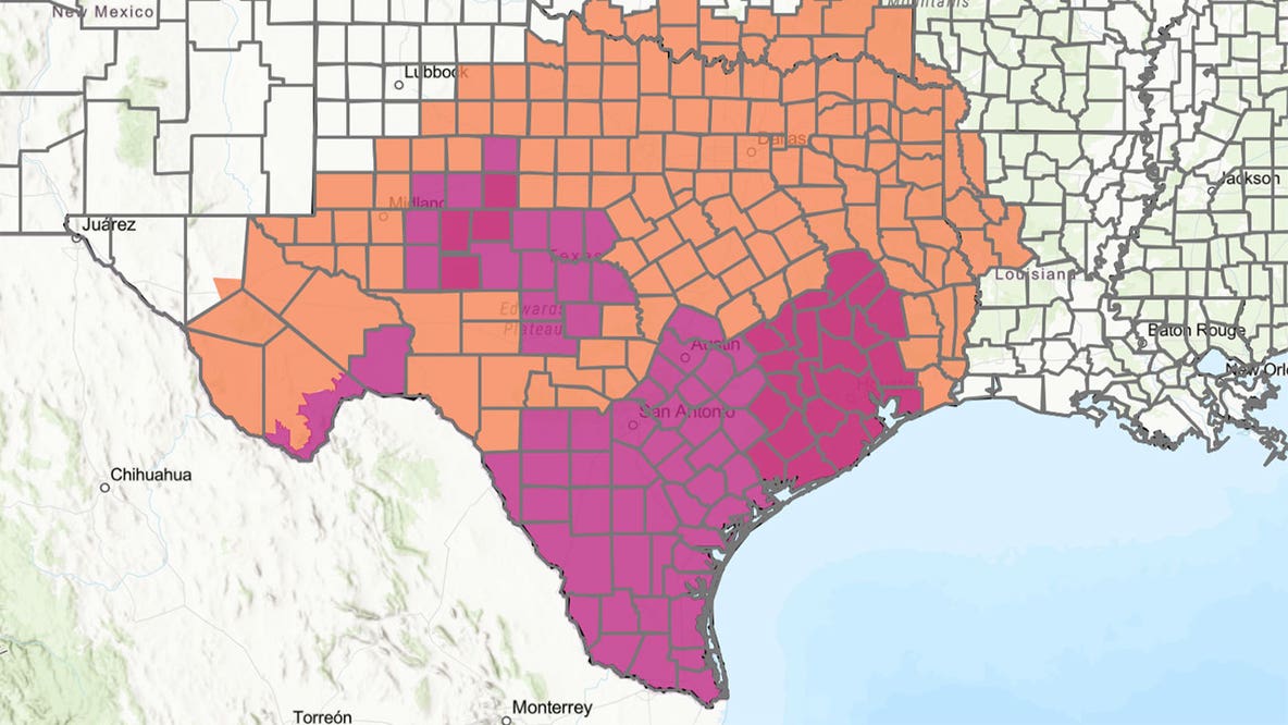 Texas trades tropical storm for heat wave before more heavy rain