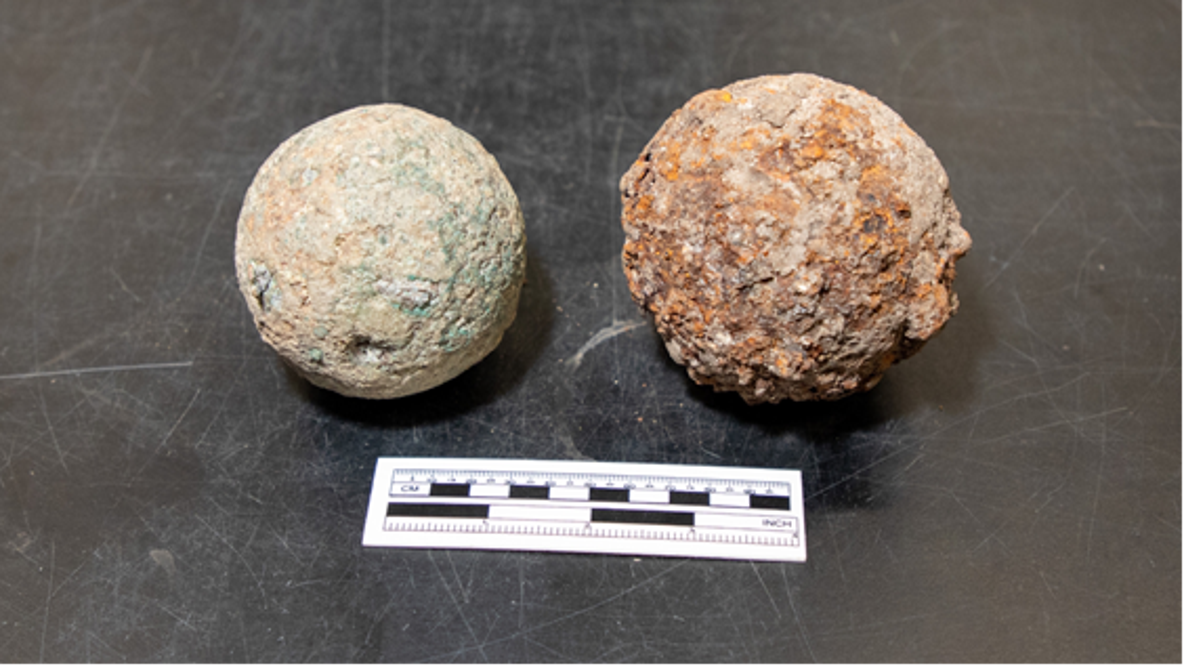 Archaeologists discover second intact Battle of the Alamo cannonball in three months