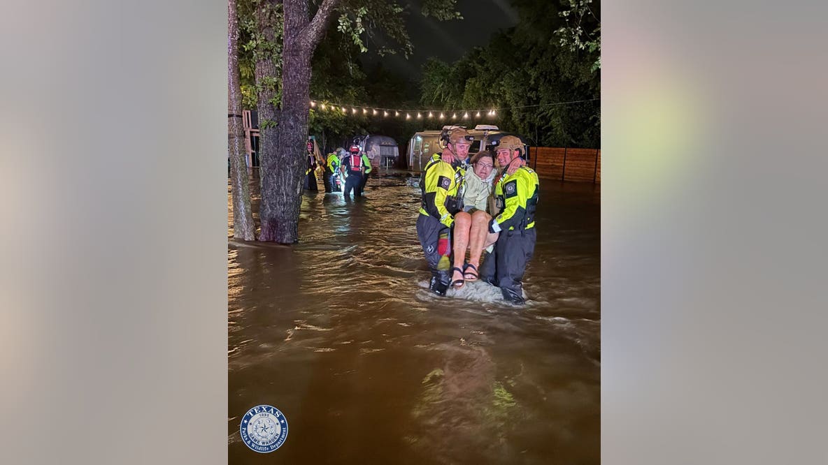 Texas game wardens rescue nine people from flash flooding across Central Texas counties