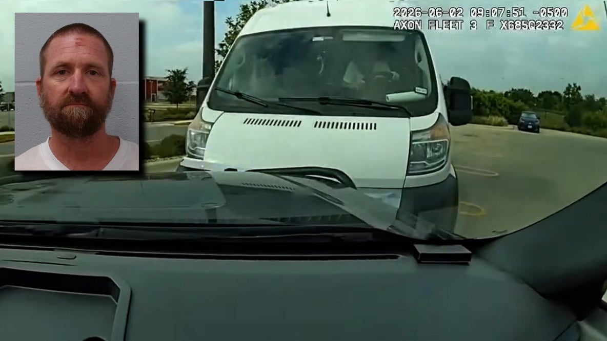 Man crashes stolen van into cop car: Kyle police