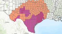 Texas trades tropical storm for heat wave before more heavy rain
