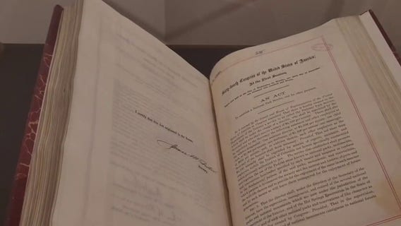 LBJ Library displays rare National Archive documents for America's 250th anniversary