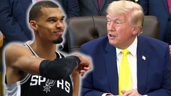 Trump calls Spurs’ Wembanyama ‘great player,’ says he will attend NBA Finals game