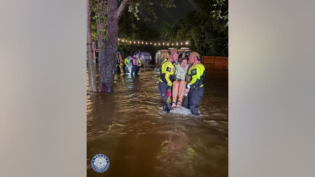 Texas game wardens rescue nine people from flash flooding across Central Texas counties