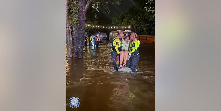 Texas game wardens rescue nine people from flash flooding across Central Texas counties