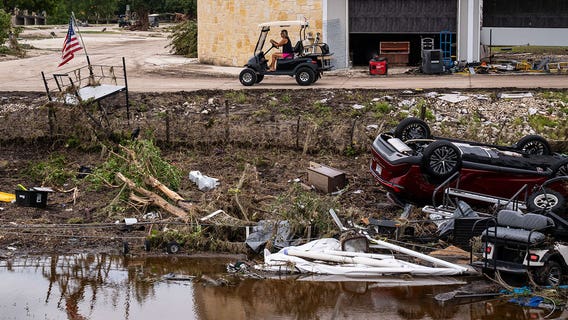 Hundreds of homes damaged by Texas floods as concerns remain downstream