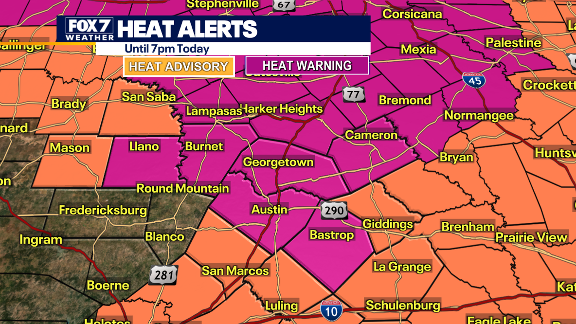 Austin weather: 10th triple-digit day in a row; heat alerts in effect