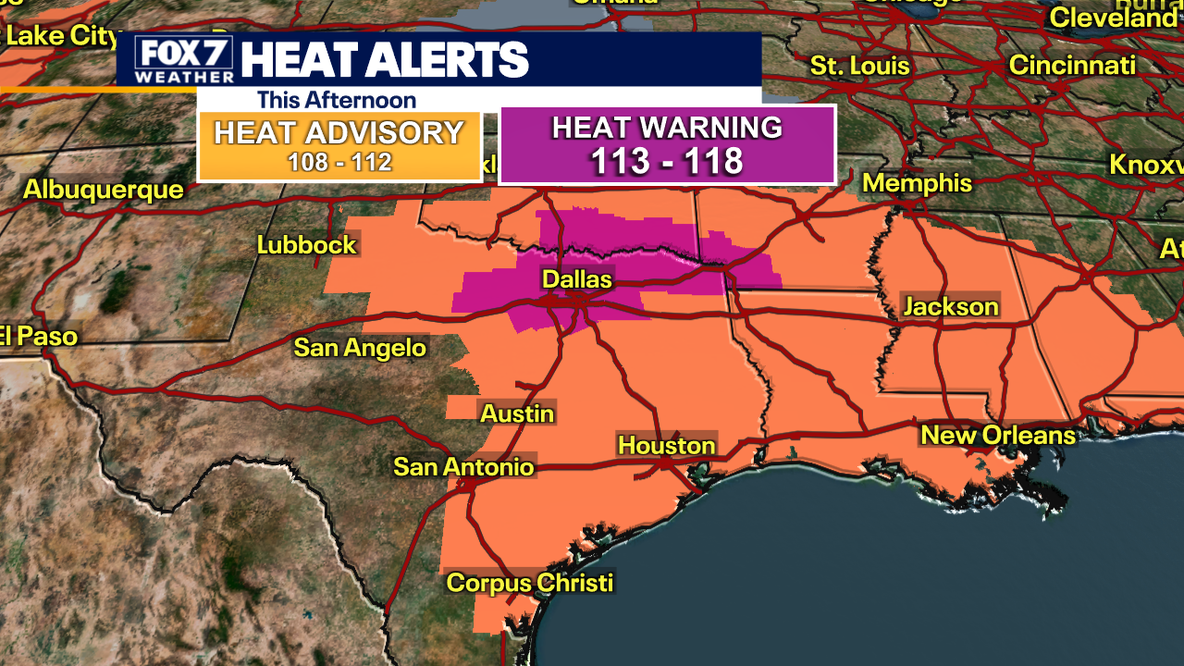 Austin weather: Heat Advisory to be in effect through the weekend