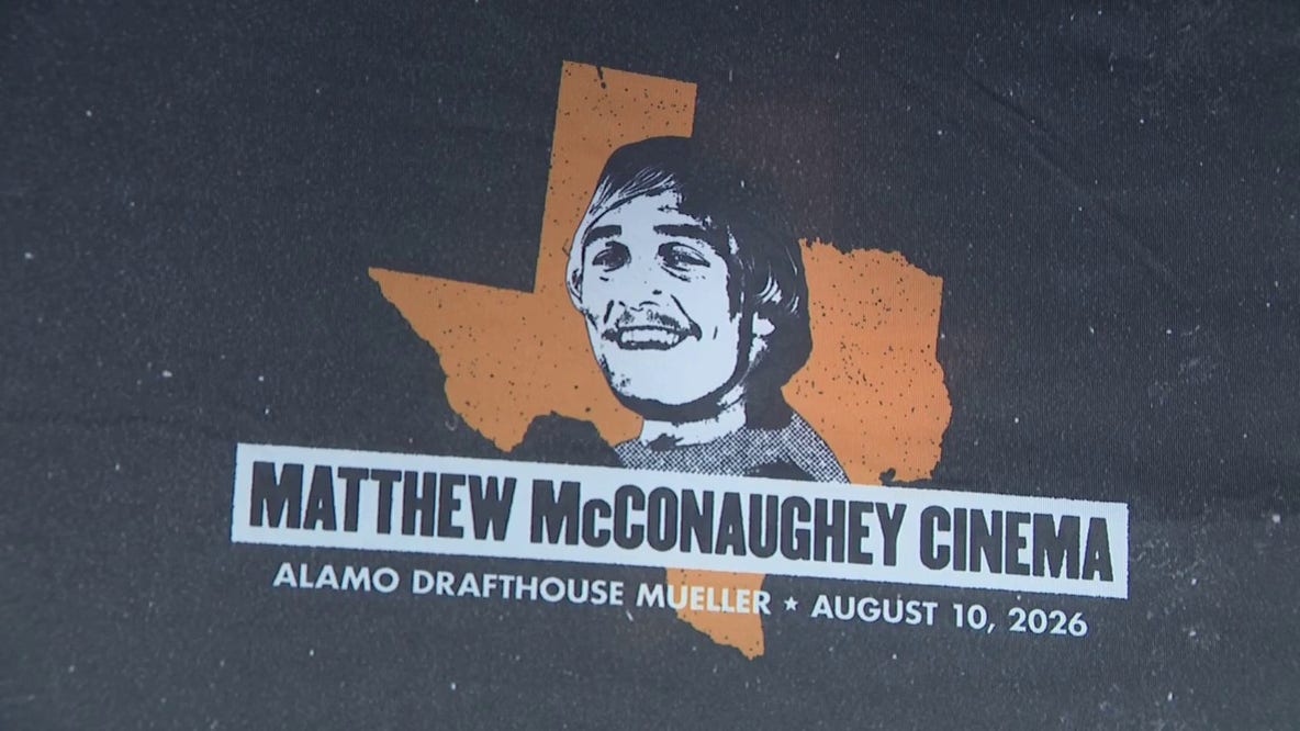 Matthew McConaughey Cinema new name of Alamo Drafthouse Mueller