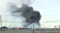 Austin Country Flea Mart fire: 2 people treated for minor injuries