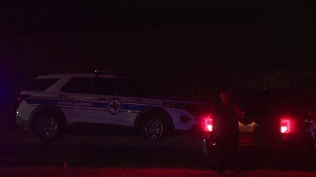 Person dies after being hit by vehicle while crossing Highway 183