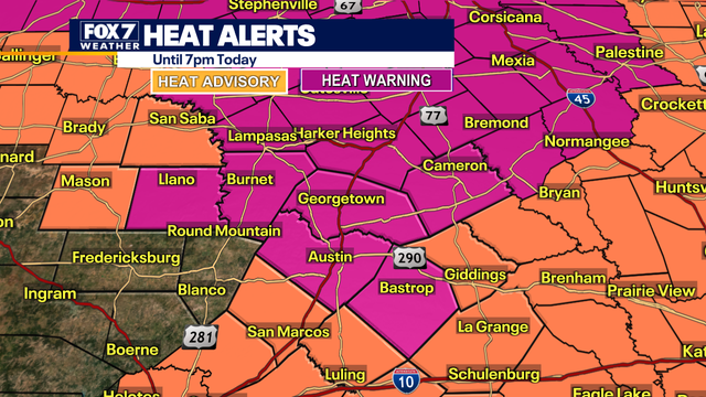 Austin weather: 10th triple-digit day in a row; heat alerts in effect
