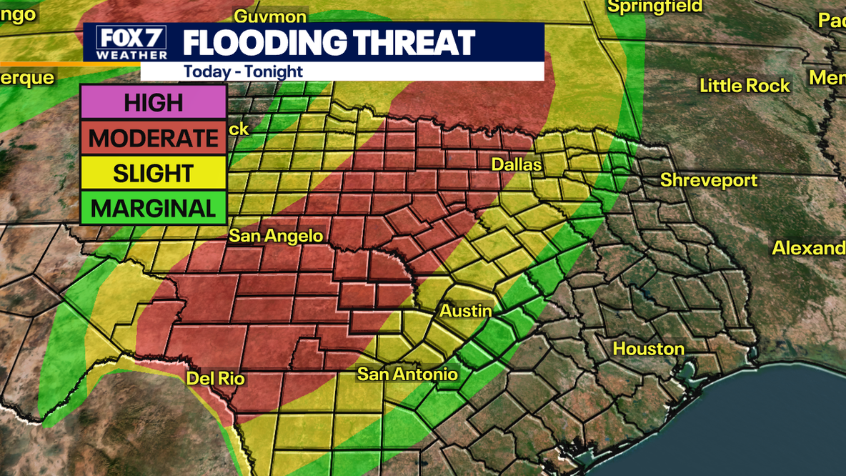 Austin weather: Flood Watch issued as heavy rain, strong storms