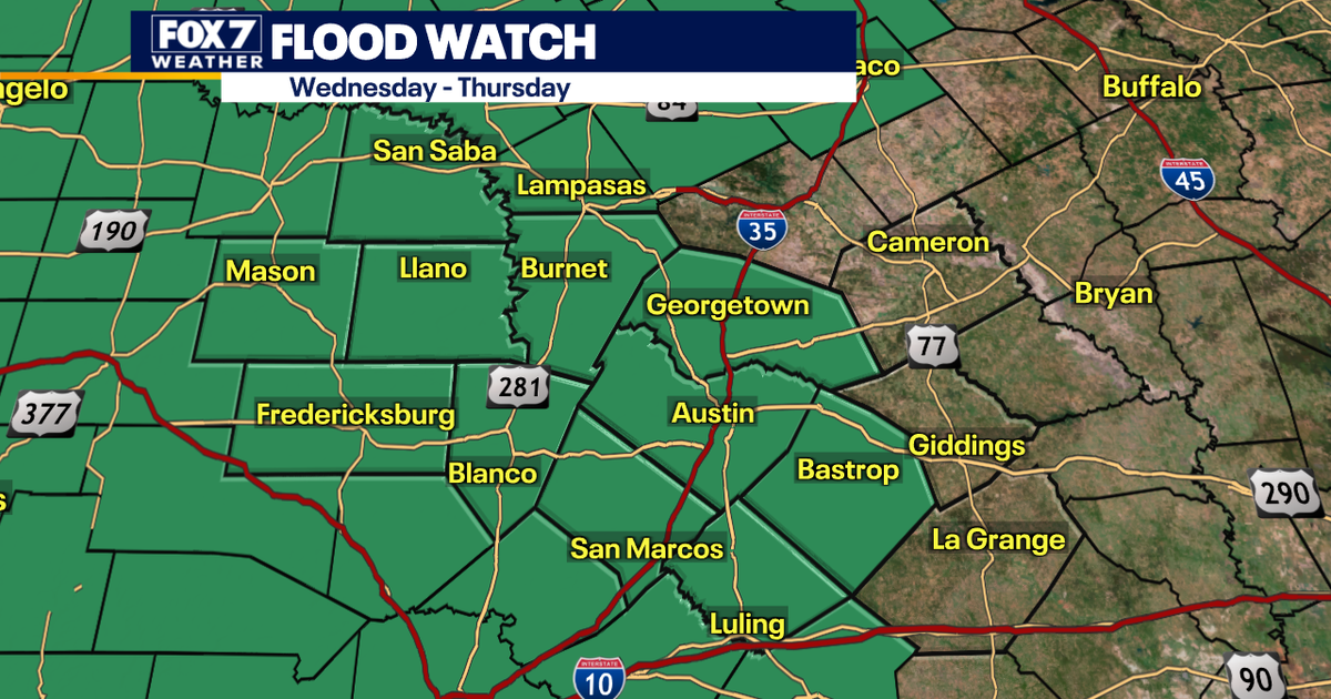 Austin weather: Flood Watch as downpours and storms expected