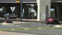 2 kids, 1 adult hospitalized after crash on I-35 service road