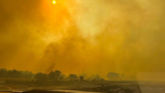 Crews battle 8,700-acre Dry River Fire and multiple blazes across Texas amid heat