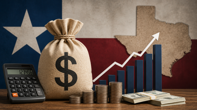 Texas collects $4.62B in August sales tax, up 7.1% from 2025