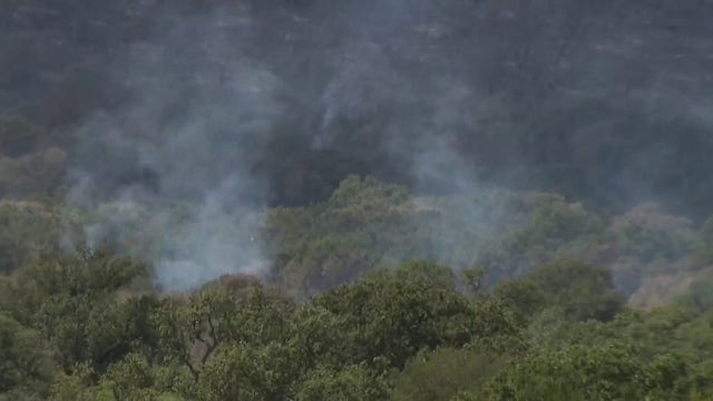 Kurk Fire: Crews fight 1,000-acre fire in San Saba County
