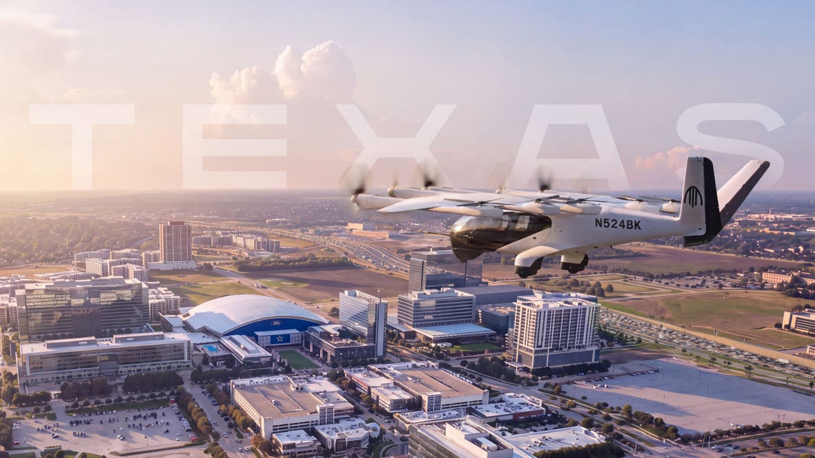 Air taxi in Texas: Archer Aviation unveils plans for Austin, Dallas, & Houston