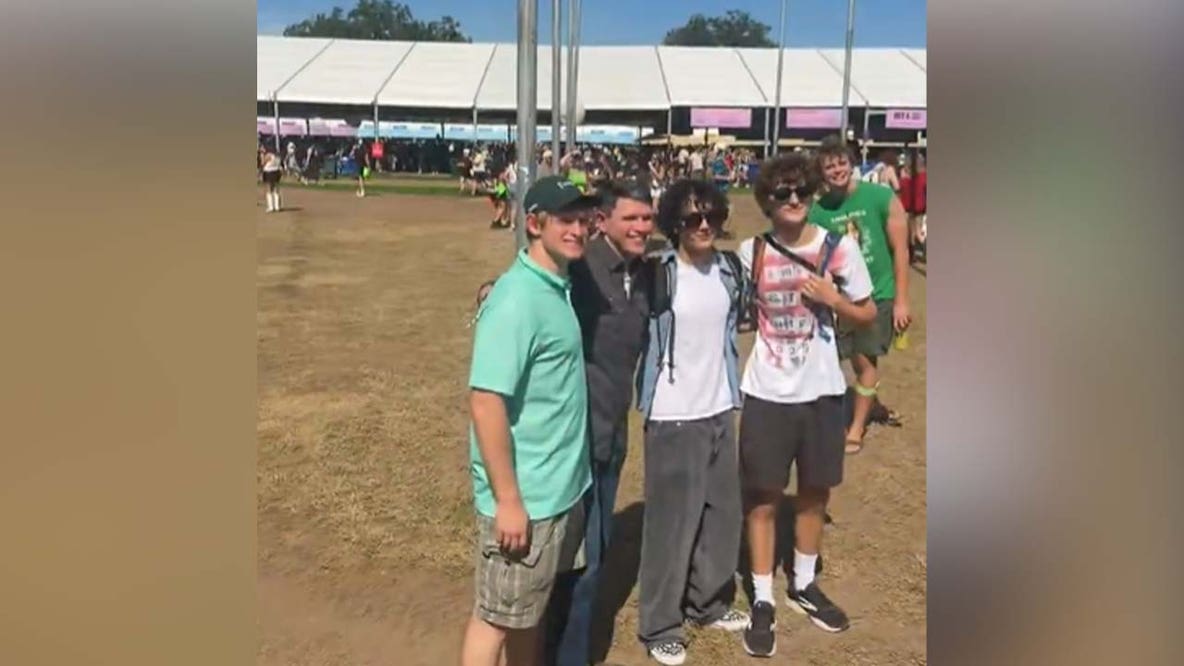Rep. James Talarico greets voters at ACL Music Festival