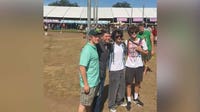 Rep. James Talarico greets voters at ACL Music Festival