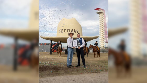 F1 at COTA: World's Largest Cowboy Hat unveiled before US Grand Prix
