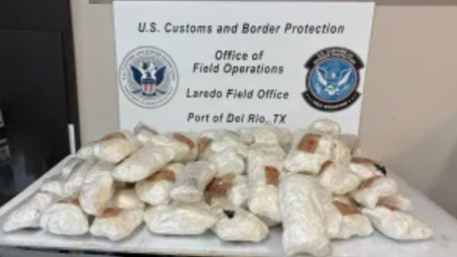 More than 60 pounds of meth discovered hidden in van at Del Rio International Bridge