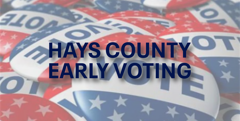 2026 election: Hays County early voting hours, locations