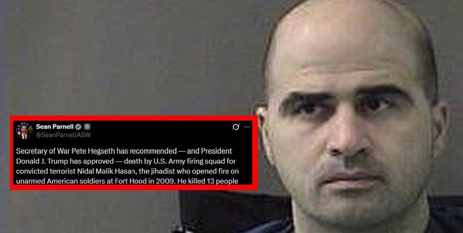 Trump approves firing squad execution for Fort Hood shooter Nidal Hasan