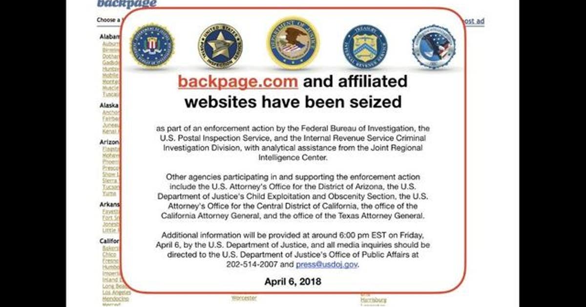 Federal law enforcement authorities seize Backpage.com | FOX 