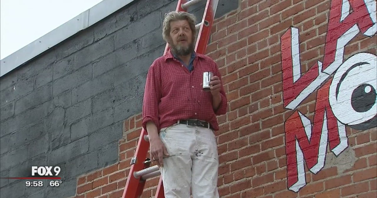 Artist leaves iconic mark on Minneapolis | FOX 9 Minneapolis-St. Paul