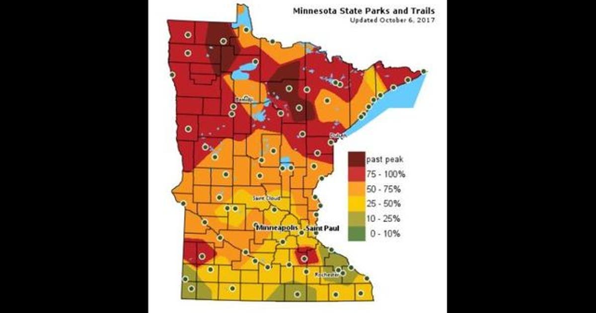 Peak fall colors in northern Minnesota | FOX 9 Minneapolis-St. Paul