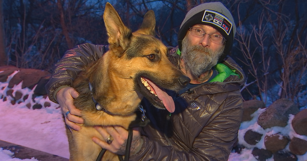 Man reunited with dog that went missing while he was in rehab | FOX 9 ...