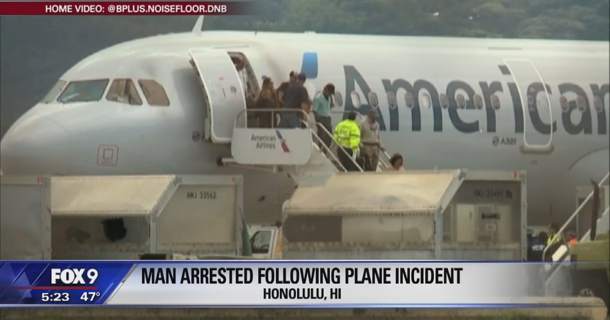 Unruly American Airlines passenger duct taped to seat | FOX 9 ...