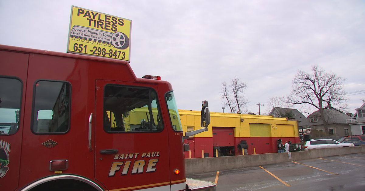 Crews put out arson fire at tire shop across from St. Paul Fire ...