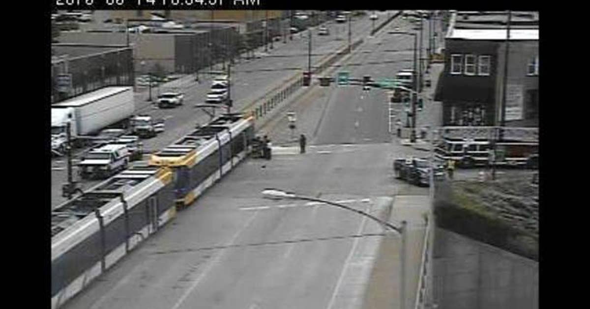 Light rail crash shuts down Green Line in St. Paul | FOX 9 Minneapolis ...