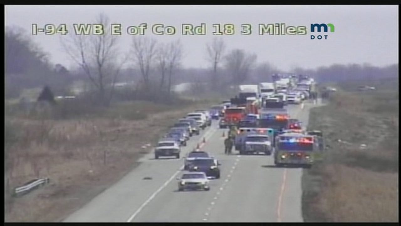 Woman in critical condition after crash on I94W near Monticello, Minn.