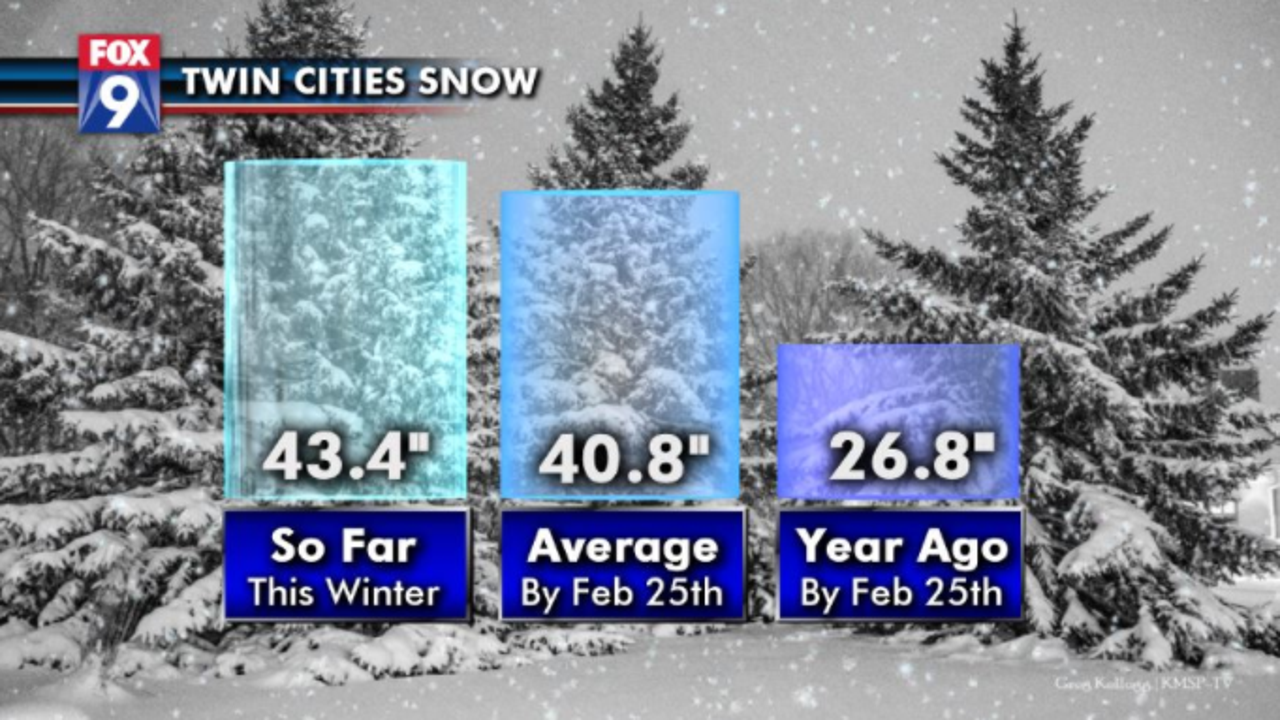 snowfall totals by city