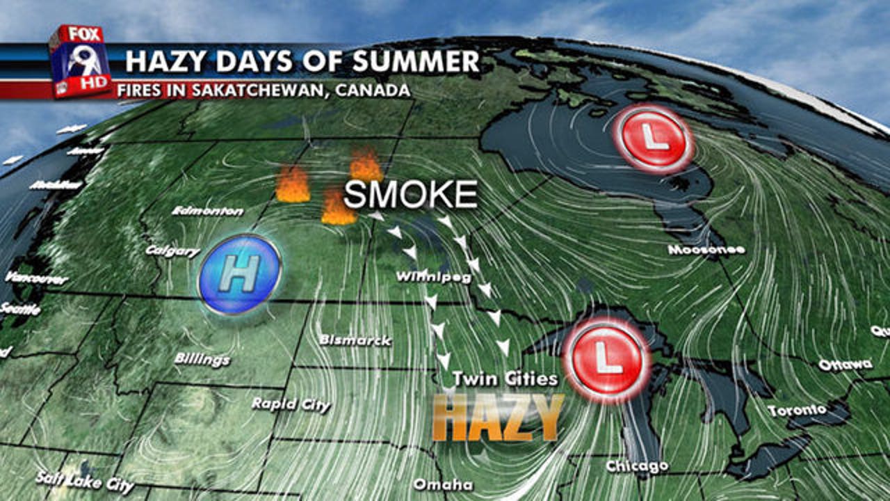 Smoke in Minnesota sky coming from Saskatchewan wildfires FOX 9