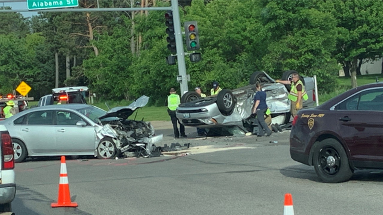 Woman killed in rollover crash on Hwy. 95 in Cambridge, Minn. FOX 9