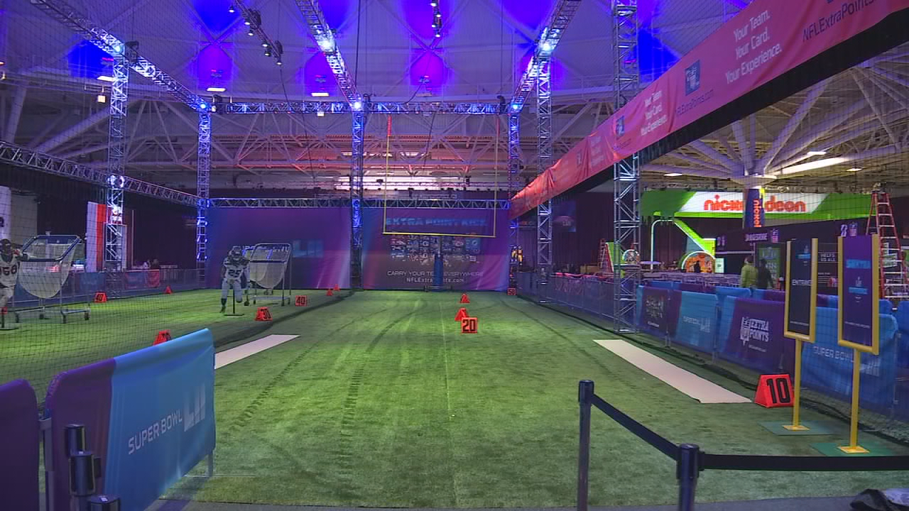 A sneak peek at the Super Bowl Experience