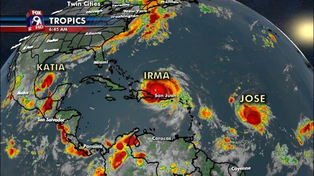 There are now 3 hurricanes in the Atlantic