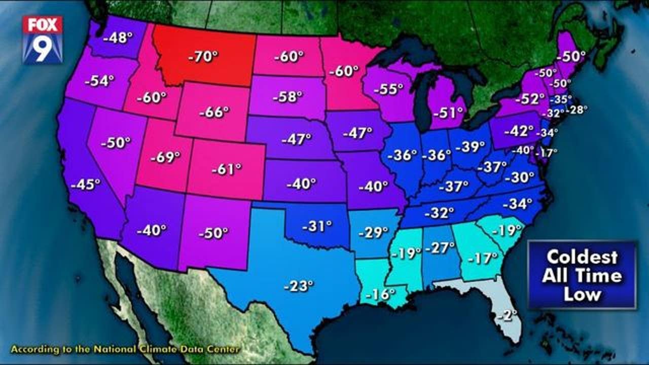 How cold does it get in the States?