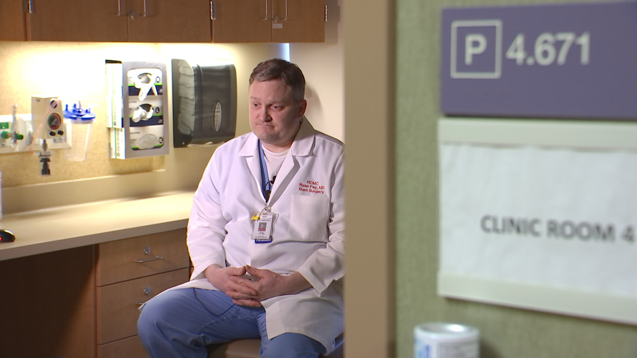 Doctors at HCMC's burn unit see uptick in frostbite cases over the past