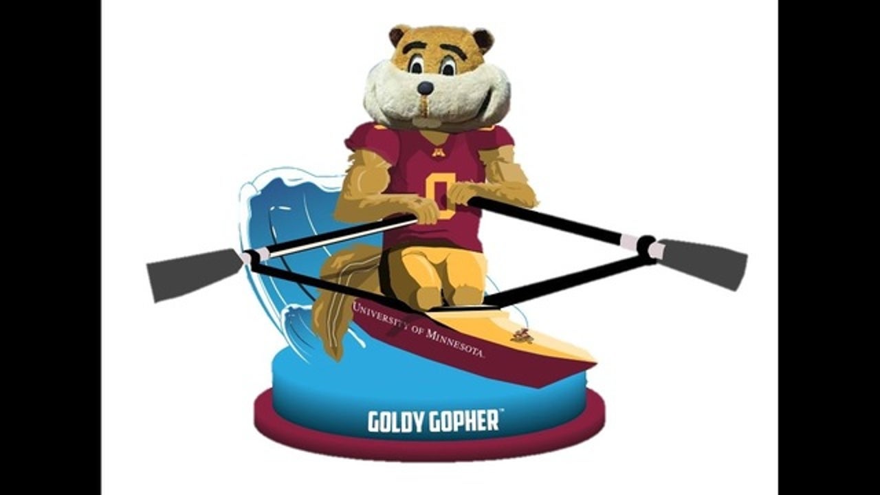 Row the Boat Goldy Gopher becomes bobblehead