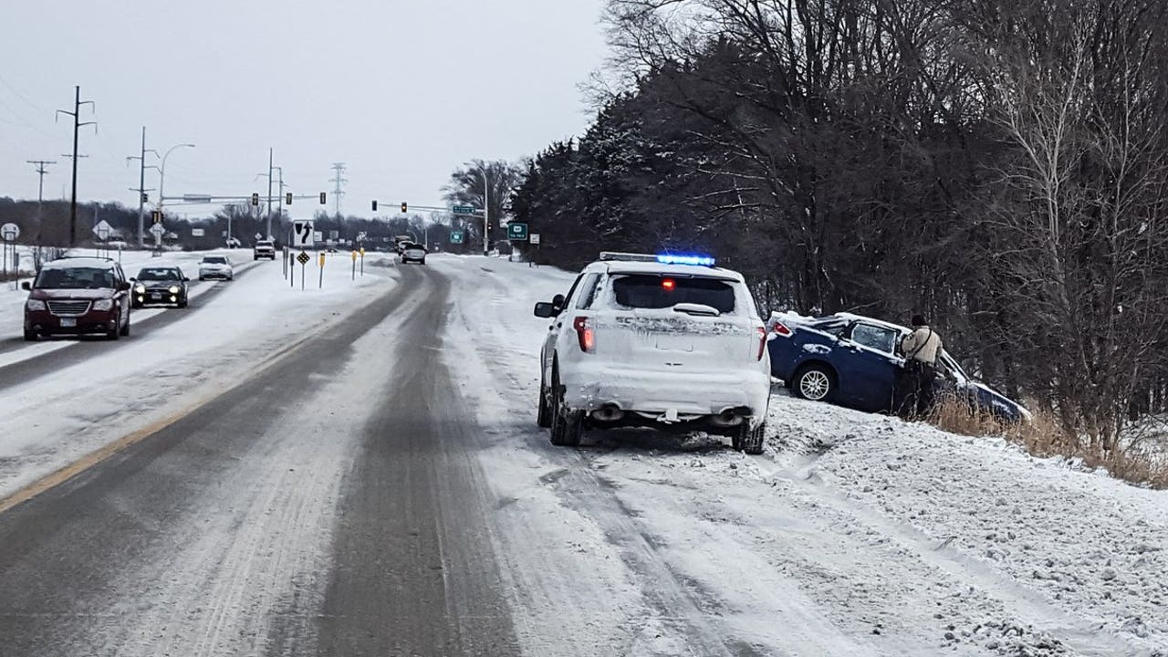 Snow, Wind, Freezing Rain, Spinouts, Crashes Across Minnesota