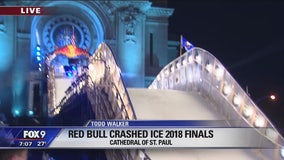 Preparing for Red Bull Crashed Ice in St. Paul